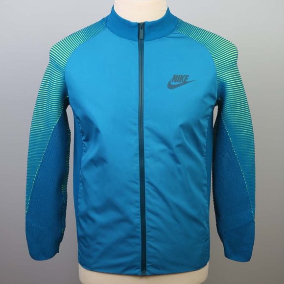 Nike Other - Nike tech knit men’s zip up jacket M blue